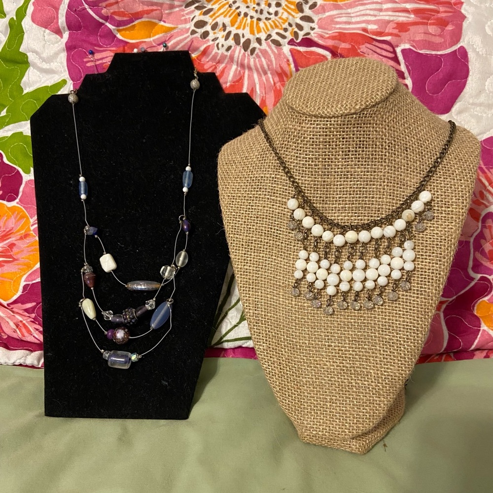 Two Handmade Necklaces.